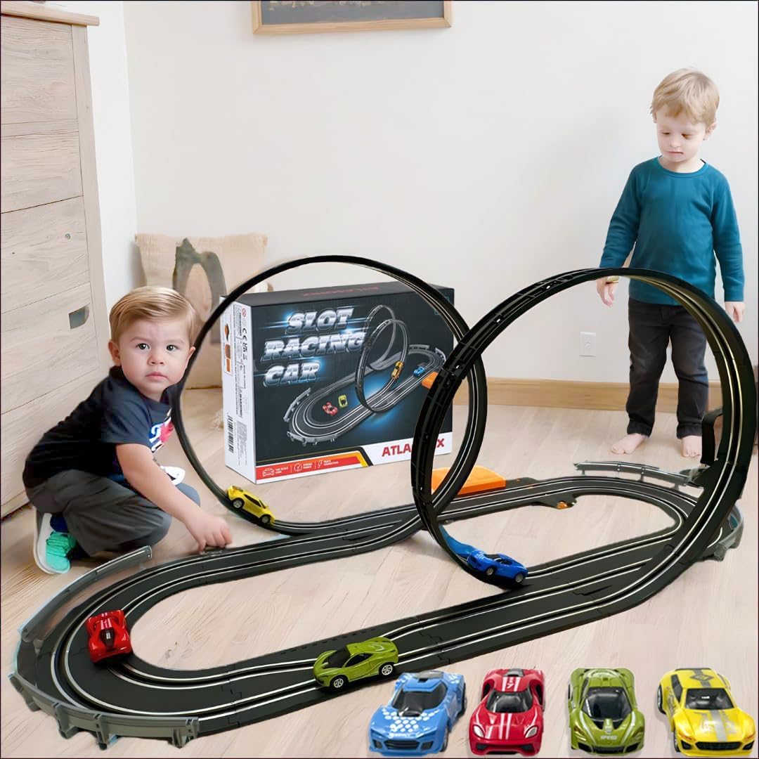 Electric slot car race track online