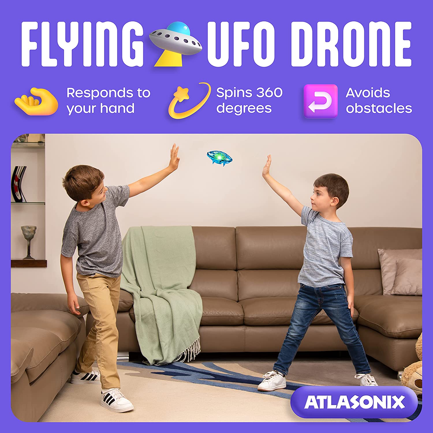 Drone à commande manuelle Drone à boule volante créative UFO balle volante  jouet RC UFO Drone 